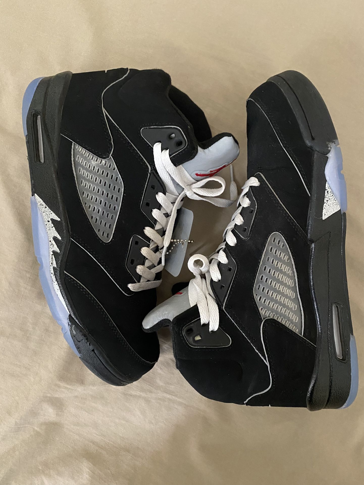 Jordan 5 Metallic Black Size 12