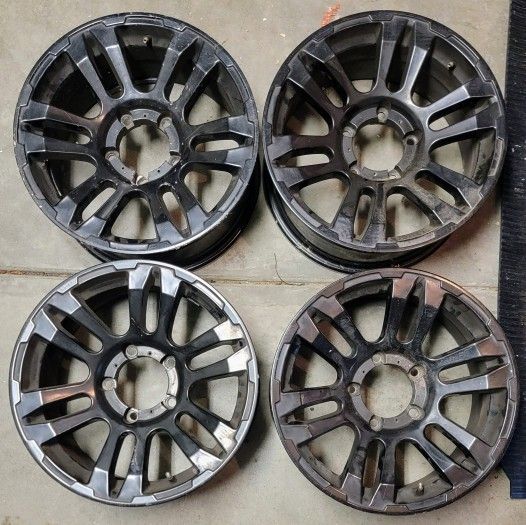 MB Wheels Matte Black TKO Rims 17x8.5