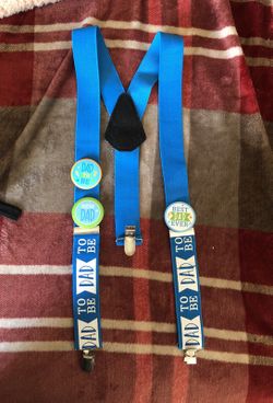 Baby shower suspenders