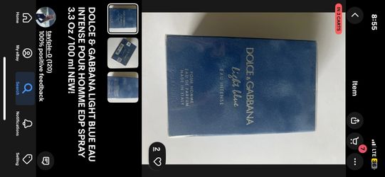 Dolce And Gabbanna Light Blue Cologn For Men