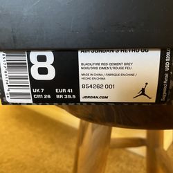 Nike Air Jordan 3 “Black Cement” 