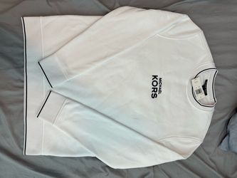 Michael Kors White Crewneck Sweatshirt