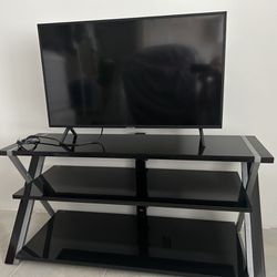 TV and TV Stand 