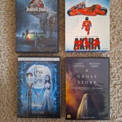 Corpse Bride, Jurrasic Park, Akira and A Ghost Story.