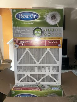 BestAir 16 x 25 x 4 Honeywell FPR 3 Air Cleaner Filter HW1625-8R