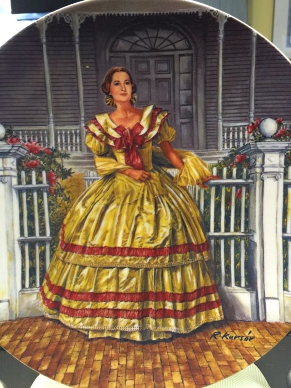 Melanie 1980 collectible plate