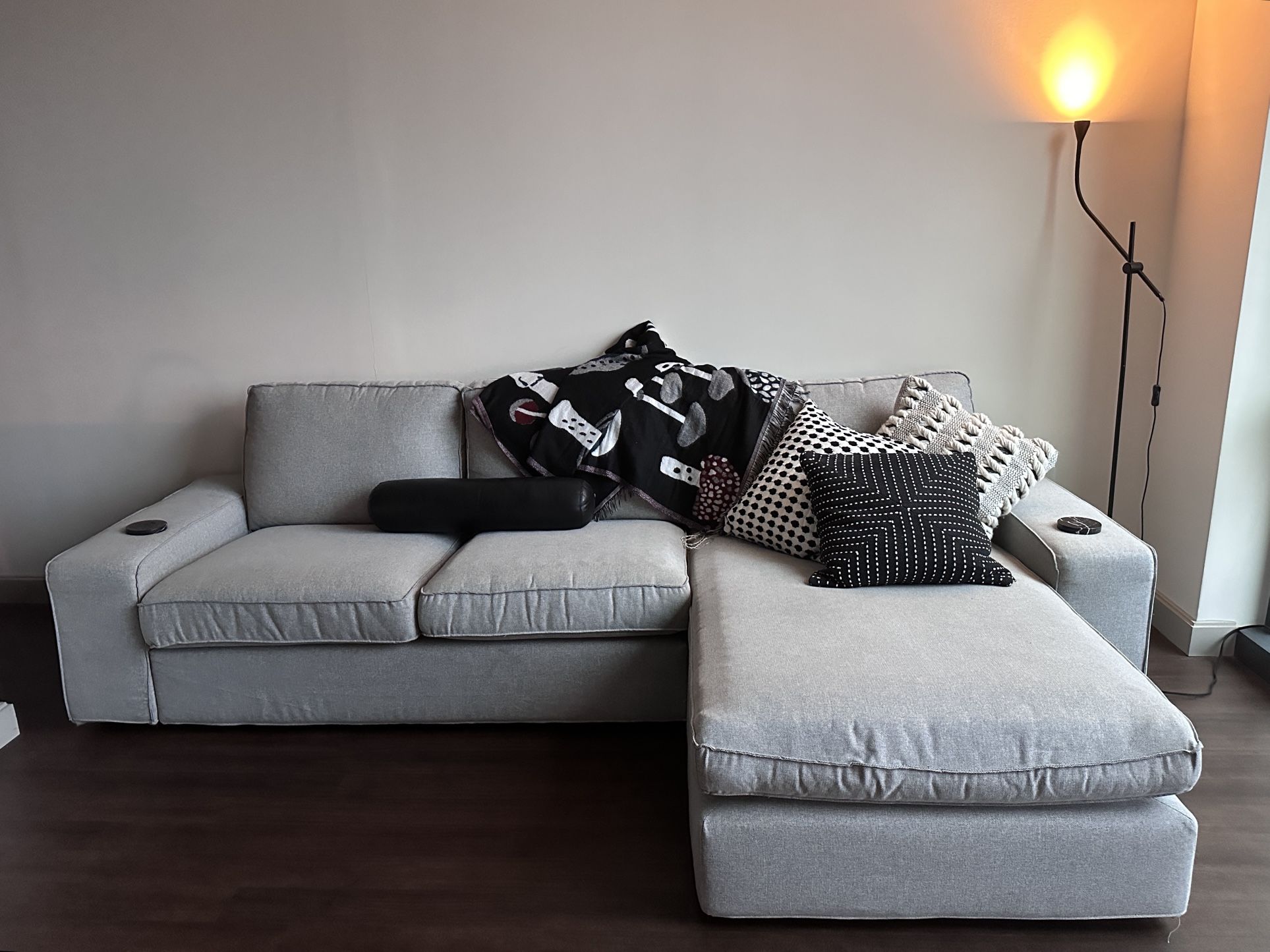 Ikea sofa with chaise