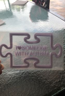 I love someone with autism decal sticker