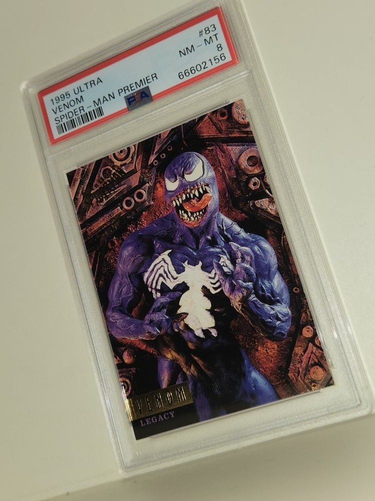 1995 ULTRA
VENOM SPIDER-MA PIDER - MAN PREMIER PSA 8