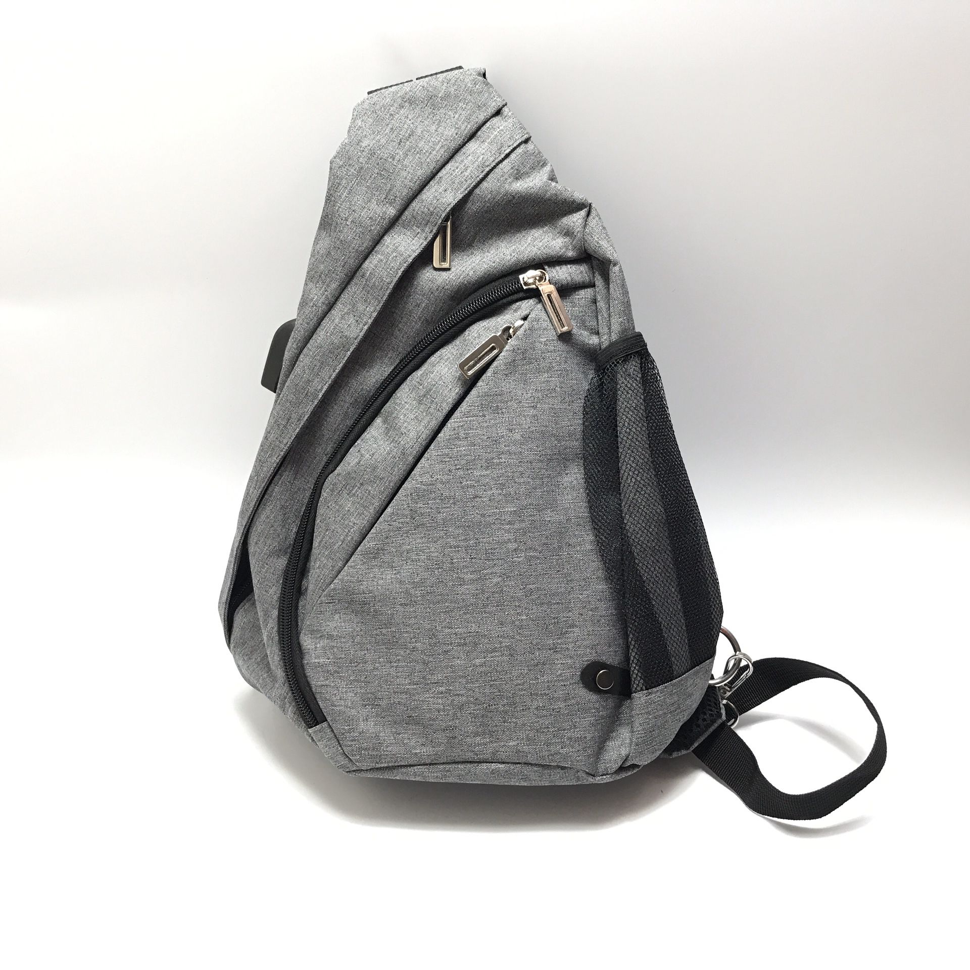 Sling Backpack with USB Charging Port