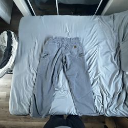 Navy Blue Vans, Grey Carhartts