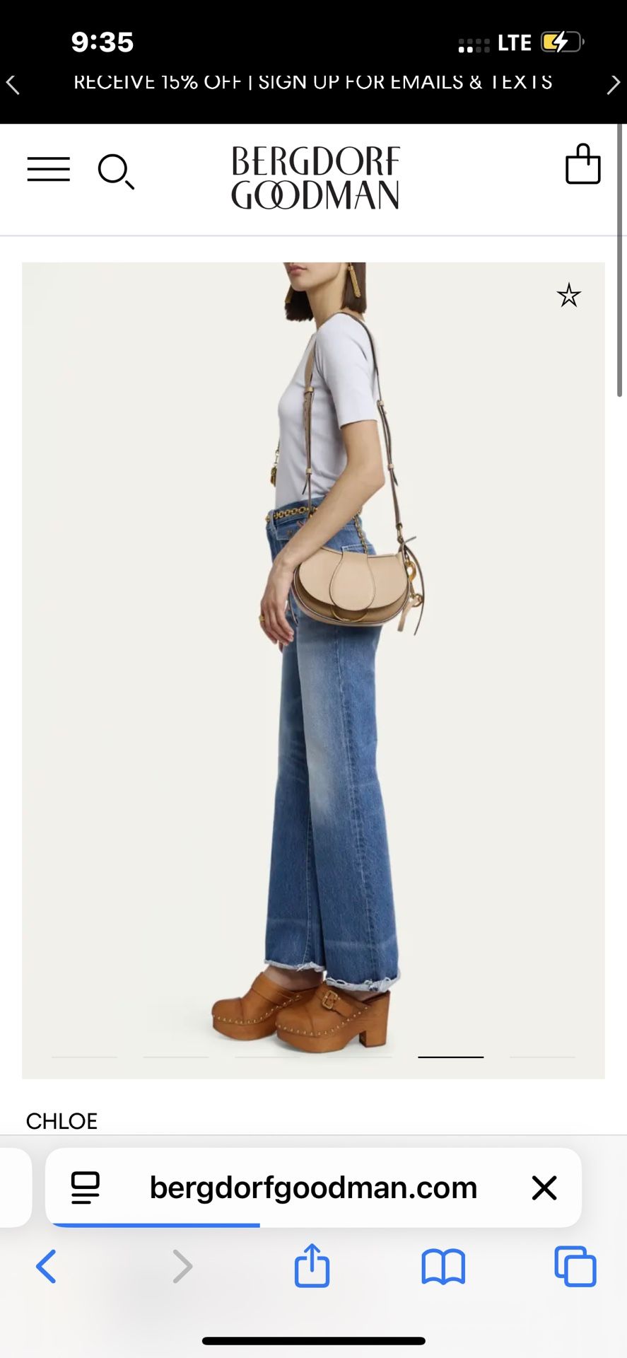 New Authentic Chloe Crossbody