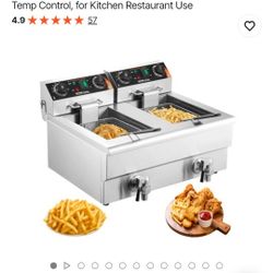 New Dual  Electric Deep Fryer