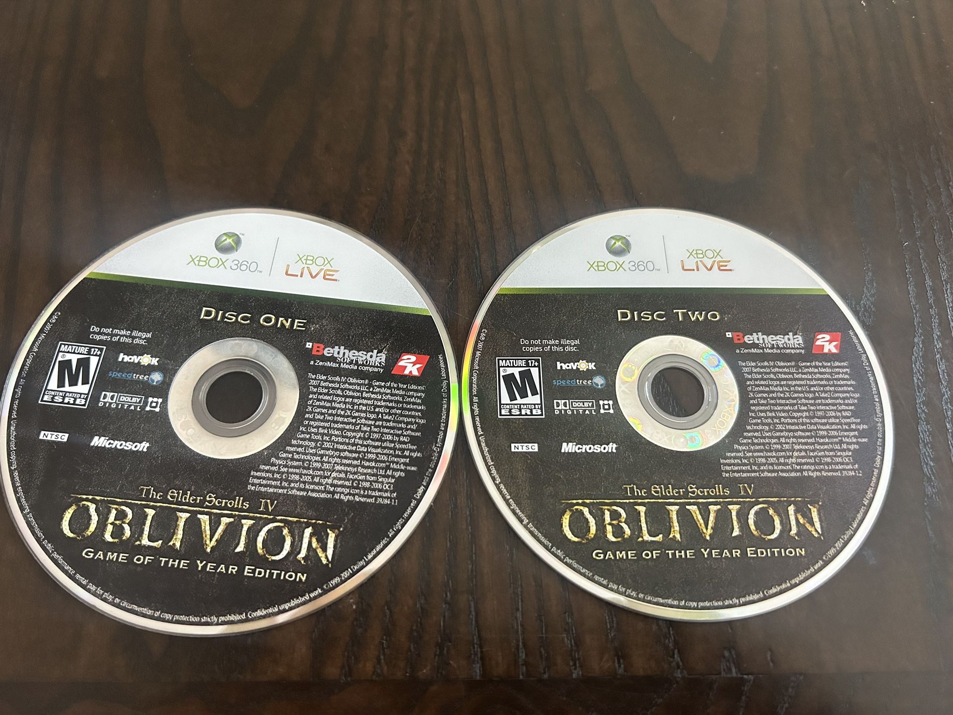 The Elder Scrolls IV: Oblivion Game of the Year Edition Xbox 360