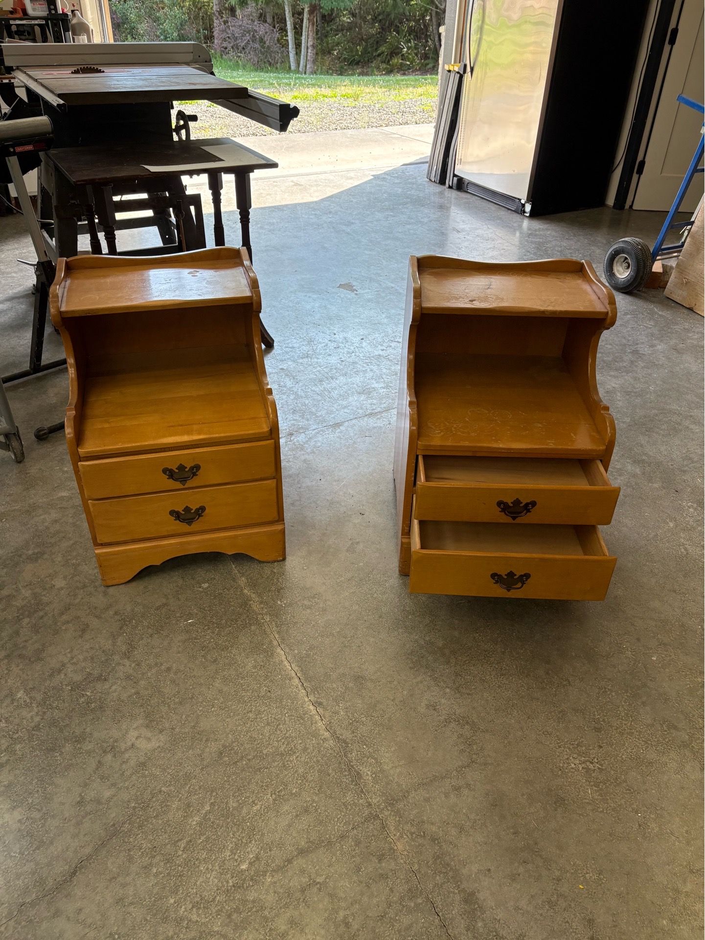 FREE - Solid maple nights stands