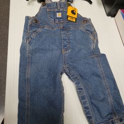 Infant Carhartt 9M Denim Bib Overalls