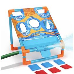 Nerf Super Soaker Toss ‘N Splash Cornhole Set – Bean Bag Toss Game for Kids with a Splashtastic Water Twist for Outdoor Fun