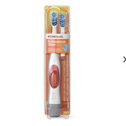 CVS Health Professional Clean Power Toothbrush, Soft Bristle