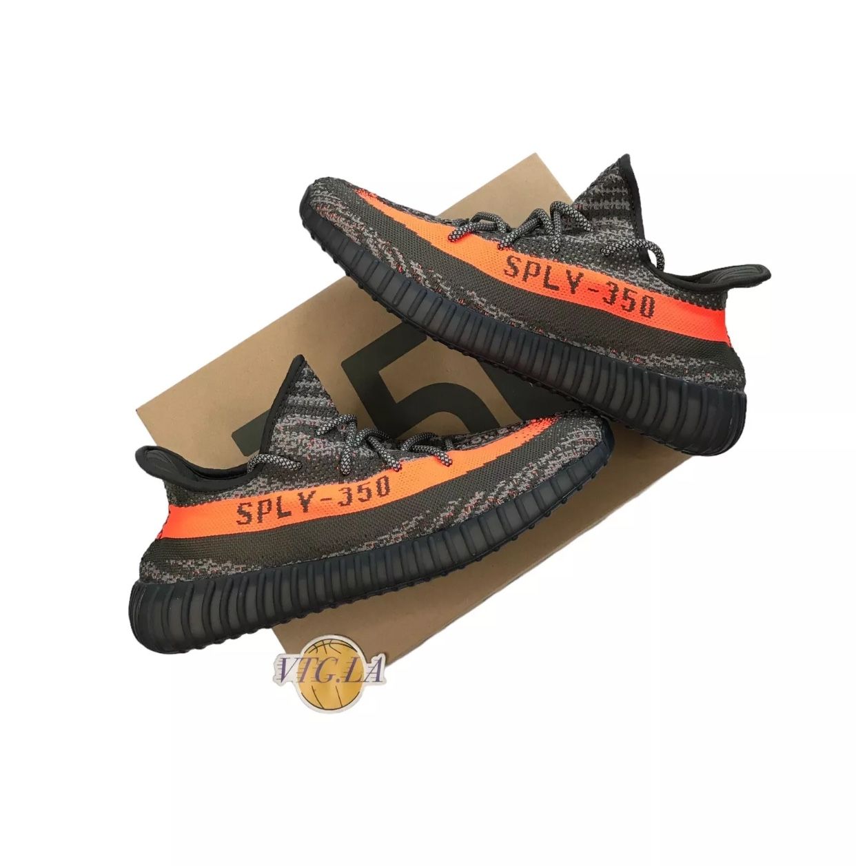 YEEZY 350 V2 CARBON BELUGA SIZE 11 MENS ADIDAS HQ7045