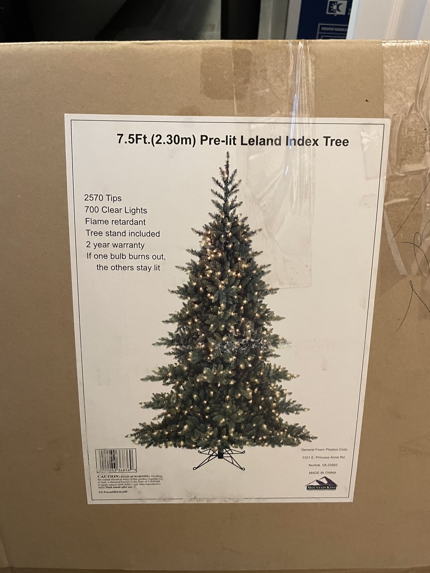 7.5 Ft Artificial Xmas Tree