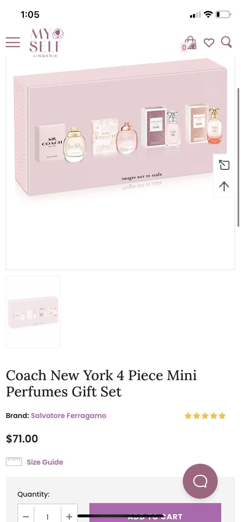 Coach Perfume Mini Set Of 4 for Sale in Visalia, CA - OfferUp
