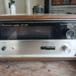 vintage Sansui RA-500 reverberation amplifier, a collectible spring reverb unit popular in vintage audio setups.