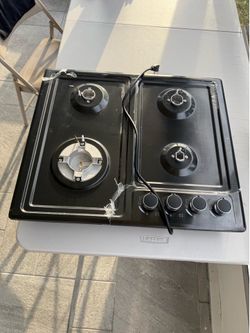 New gas counter top stove