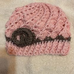 Hand Make Crochet Hat For Girl