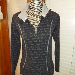 Victoria Secret Pink Black Yoga 