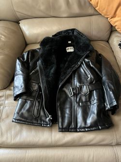 Winter Warm Pleather Coat!! (All Clean leather Look) Jacket OBO