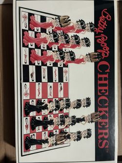 Betty Boop Checkers Game