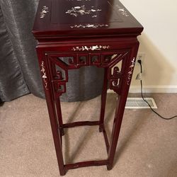 Burgundy Accent Stand