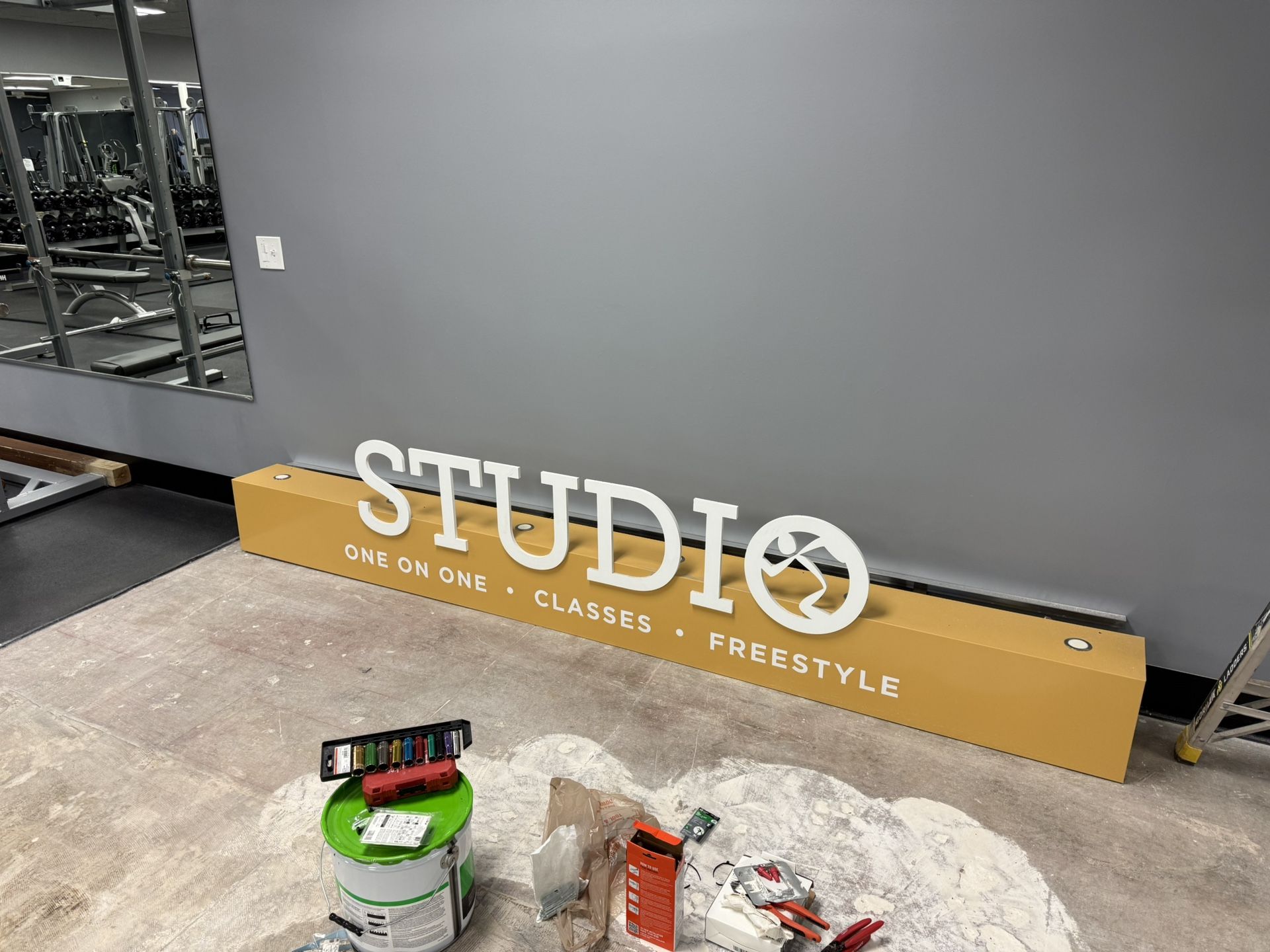 LED Studio Sign – Great for Home Theaters, Gyms, or Man Caves