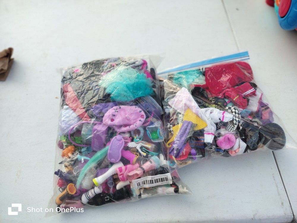 Lol Monster High And Rainbow Doll Clothes Shoes Accessories Handbags