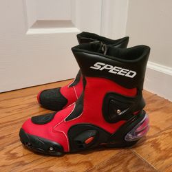Speed Motorcycle Boots / Mens Size-EU 42
