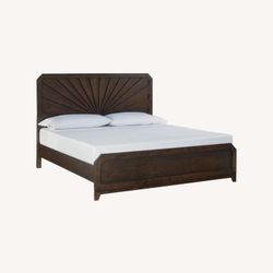 Ashley Wooden King Bed 