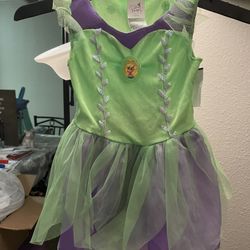 Children’s Disney Tinkerbell Costume Sz 3T-4T