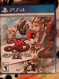 Ys Monstrum Nox Ps4 