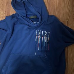 Amiri Hoodie Blue Size L