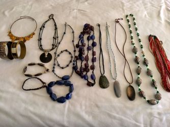 Lot of 15 Boho Type Jewelry