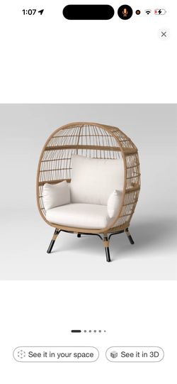 Egg shape outdoor indoor chair