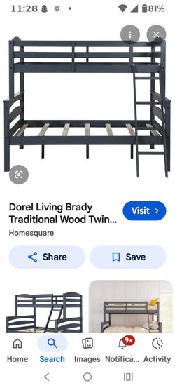 Twin Over Full Bunk Bed