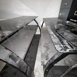 Glass Tables - Black 