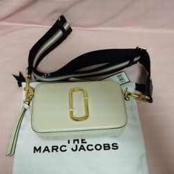 Marc Jacobs The Snapshot Crossbody Bag Cloud White Multi