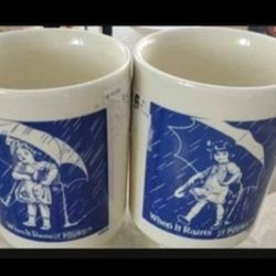 2 Morton Salt Cups