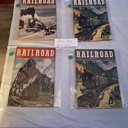 Vintage Railroad Magazines 