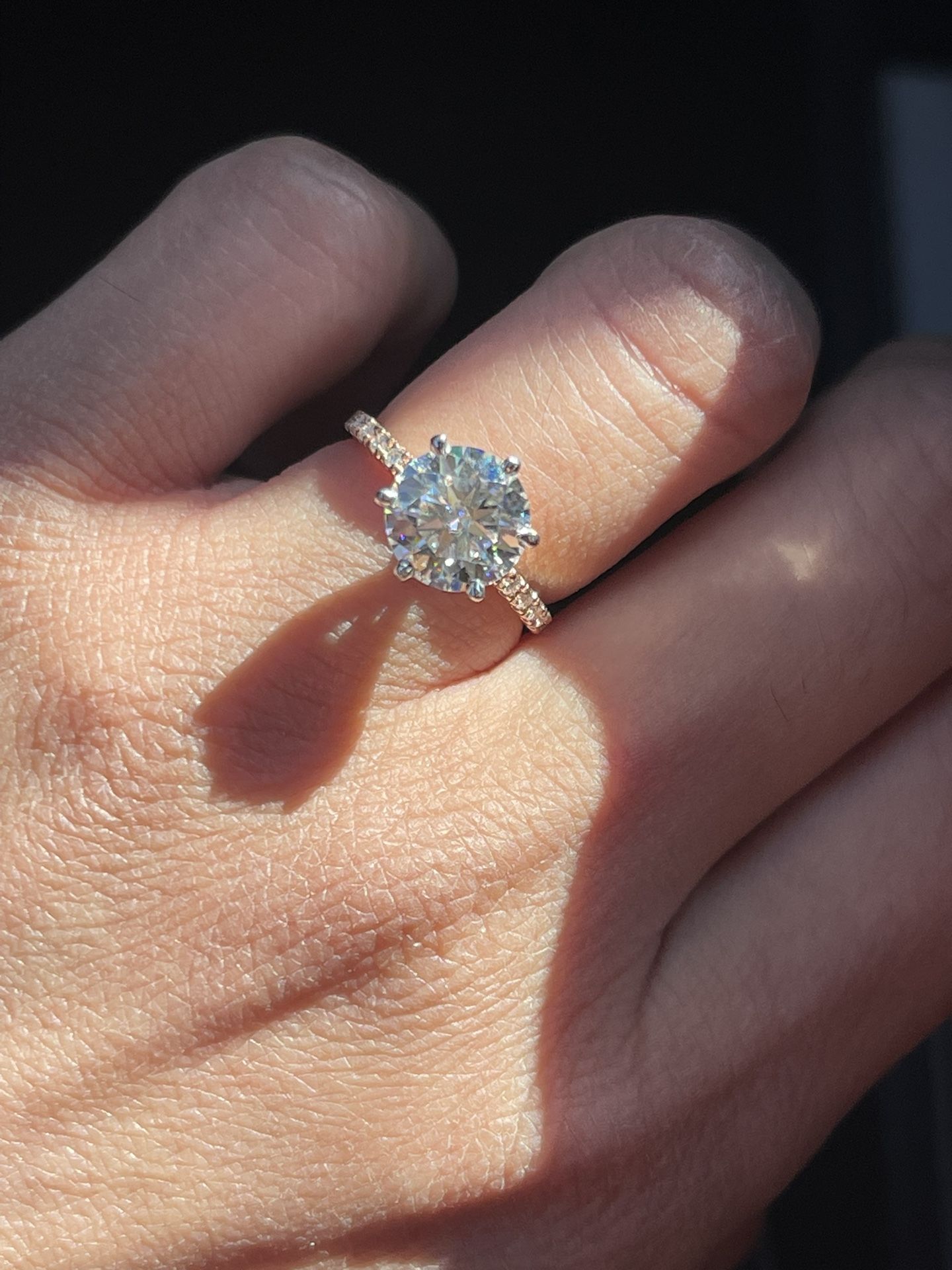 Lab Grown Diamond 2.23ct Engagement Ring