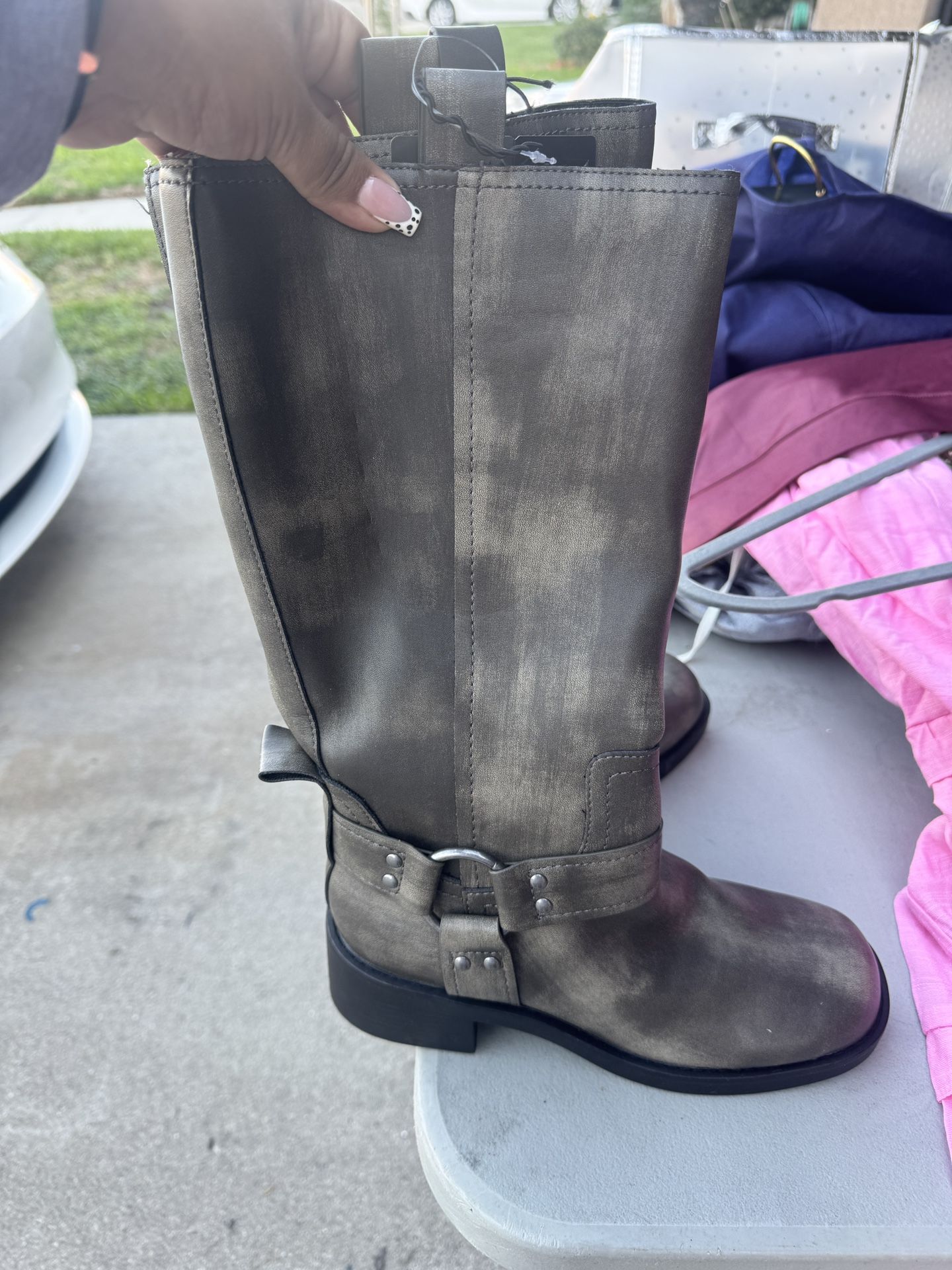 Size 8 Moto Boots