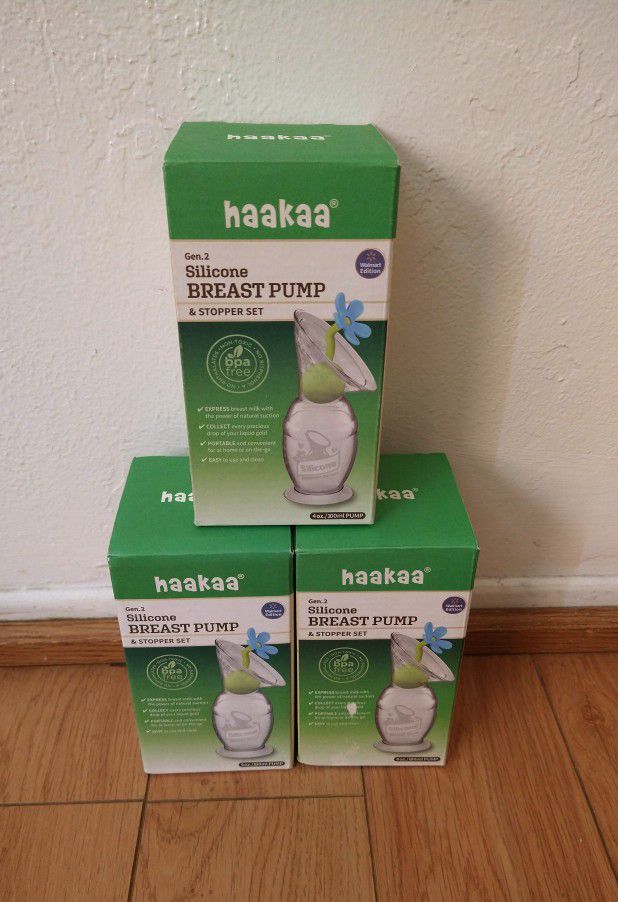 Brand New Hakaa Silicone Breast Pump And Flower Stopper Sets Each. Fontana Pickup.