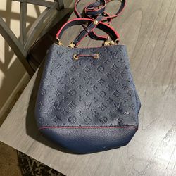 Louis Vuitton NeoNoe BB “Marine Rouge” Bucket Bag